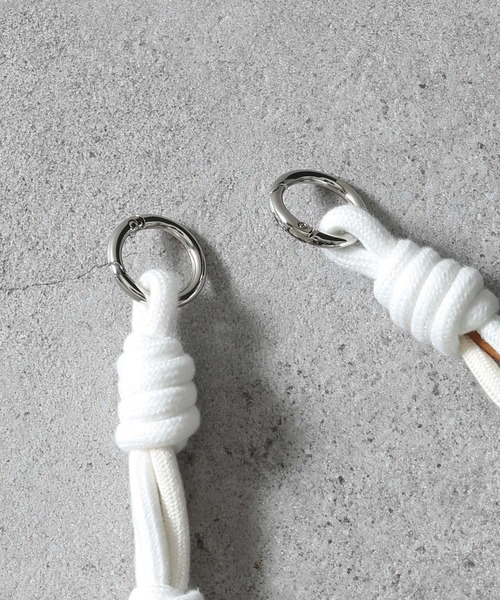 NILWAY（ニルウェイ）の「アソートウォレットロープ（ウォレットチェーン・メンズ・ブラック×ホワイト/ブラウン系・FREE）」の3枚目の写真