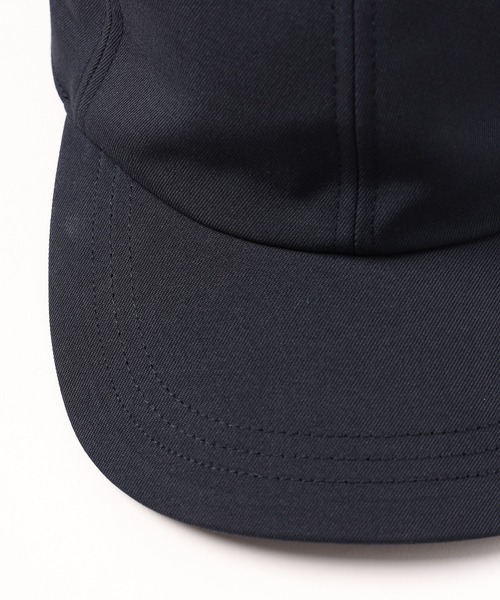 CULLNI CP-018 ロゴキャップ 日本製 牛革ベルト ゴールド金具 CULLNI（クルニ）の「CP-024 / High Count Twill Leather Emblem Cap