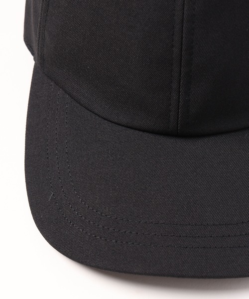 CULLNI（クルニ）の「CP-024 / High Count Twill Leather Emblem Cap