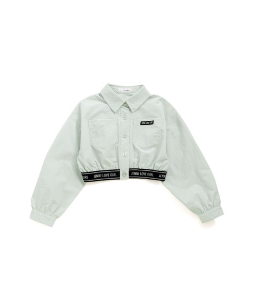 JENNI love（ジェニィラブ）の「【セットアップ対応】ジャガードロゴゴムショートシャツ（シャツ/ブラウス・キッズ・ラベンダー/ミント・130cm/140cm/150cm/160cm）」の13枚目の写真