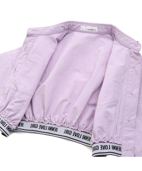 JENNI love（ジェニィラブ）の「【セットアップ対応】ジャガードロゴゴムショートシャツ（シャツ/ブラウス・キッズ・ラベンダー/ミント・130cm/140cm/150cm/160cm）」の21枚目の写真