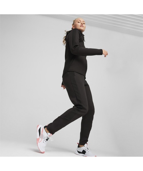 PUMA(プーマ)の「PUMA プーマ ウィメンズ エヴォストライプ フーデッドジャケット(パーカー・レディース・ライトグレー/ブラック・X-LARGE/LARGE/MEDIUM/SMALL)」の16枚目の写真