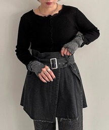 2WAY袖ラメ切り替えニット【ZOZOTOWN限定アイテム】