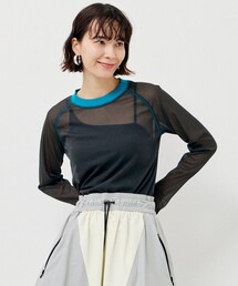 CITY TOKYO | バイカラーシアートップス(Tシャツ/カットソー)