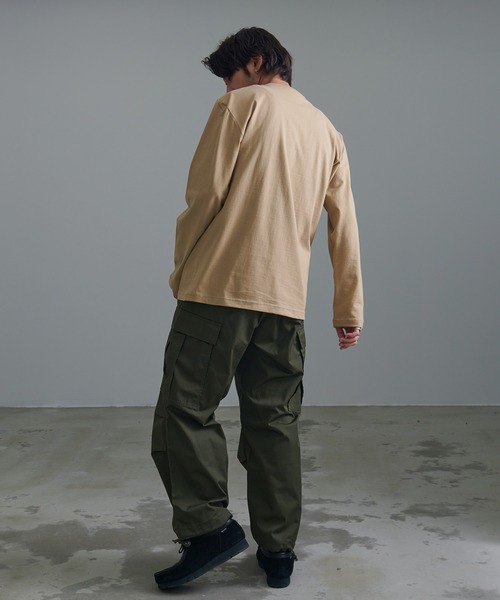 United Athle(ユナイテッドアスレ)の「『United Athle/ユナイテッドアスレ』5.6オンスロングスリーブTシャツ【Z】(Tシャツ/カットソー・メンズ・チャコール/モカ/ネイビー/ブラック/ベビーピンク/ホワイト・L/XL/M)」の11枚目の写真