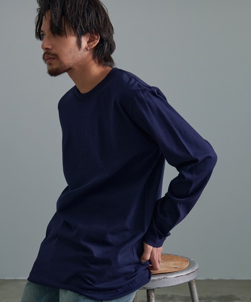 United Athle(ユナイテッドアスレ)の「『United Athle/ユナイテッドアスレ』5.6オンスロングスリーブTシャツ【Z】(Tシャツ/カットソー・メンズ・チャコール/モカ/ネイビー/ブラック/ベビーピンク/ホワイト・L/XL/M)」の16枚目の写真