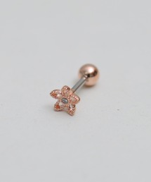 【Peony/ピオニー】/サージカルステンレス316L ビジューフラワースタッドピアス