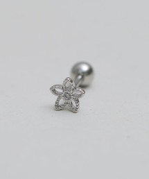 【Peony/ピオニー】/サージカルステンレス316L ビジューフラワースタッドピアス