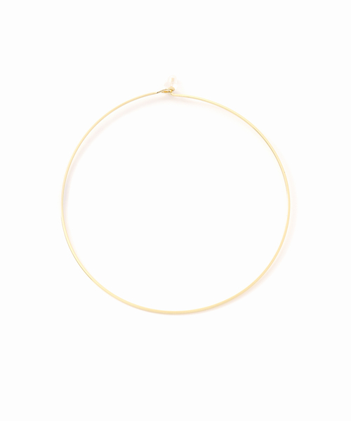U by SPICK&SPAN（ユーバイスピックアンドスパン）の「【LUV AJ/ラヴエージェイ】 THE CAPRI WIRE HOOPS（ピアス（両耳用）・レディース・ゴールド/シルバー・FREE）」の7枚目の写真