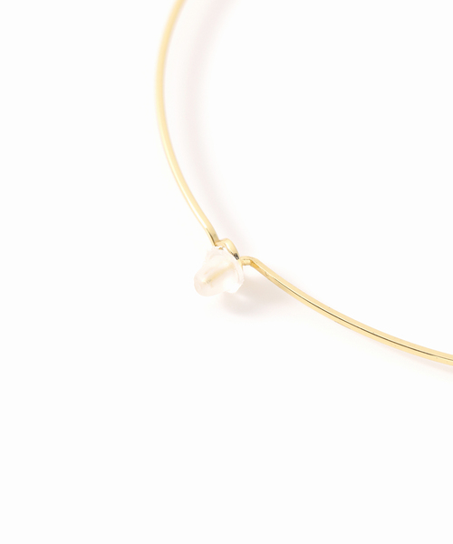 U by SPICK&SPAN（ユーバイスピックアンドスパン）の「【LUV AJ/ラヴエージェイ】 THE CAPRI WIRE HOOPS（ピアス（両耳用）・レディース・ゴールド/シルバー・FREE）」の8枚目の写真