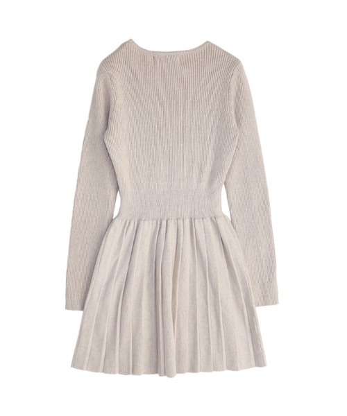ACYM（アシーム）の「Pleats knit mini ワンピース（ワンピース・レディース・ベージュ/アイボリー・FREE）」の17枚目の写真