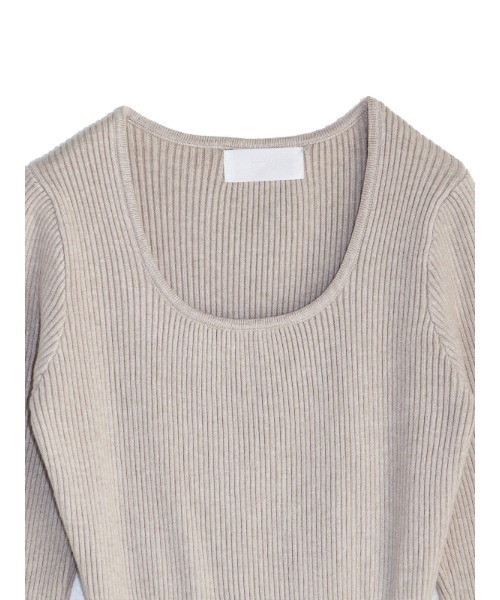 ACYM（アシーム）の「Pleats knit mini ワンピース（ワンピース・レディース・ベージュ/アイボリー・FREE）」の19枚目の写真