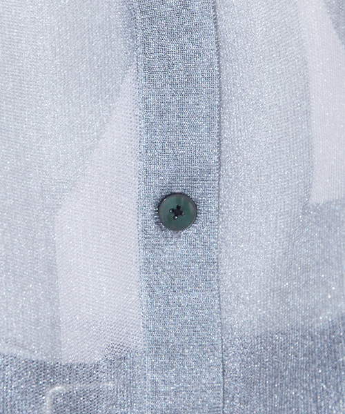 NOMINE（ノミネ）の「ジオメトリック柄 シアー カーディガン（カーディガン/ボレロ・レディース・ライトグレー/ブラウン/ブラック・フリー）」の11枚目の写真