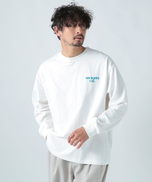 BAYFLOW（ベイフロー）の「SNOWバックプリント長袖Tシャツ（Tシャツ/カットソー・メンズ・レッド/オフホワイト/チャコール/ブルー・SMALL/MEDIUM/LARGE）」の5枚目の写真