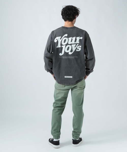 BAYFLOW（ベイフロー）の「SNOWバックプリント長袖Tシャツ（Tシャツ/カットソー・メンズ・レッド/オフホワイト/チャコール/ブルー・SMALL/MEDIUM/LARGE）」の9枚目の写真