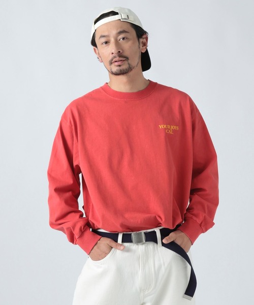 BAYFLOW（ベイフロー）の「SNOWバックプリント長袖Tシャツ（Tシャツ/カットソー・メンズ・レッド/オフホワイト/チャコール/ブルー・SMALL/MEDIUM/LARGE）」の10枚目の写真