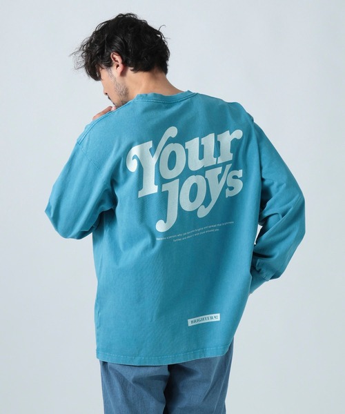 BAYFLOW（ベイフロー）の「SNOWバックプリント長袖Tシャツ（Tシャツ/カットソー・メンズ・レッド/オフホワイト/チャコール/ブルー・SMALL/MEDIUM/LARGE）」の12枚目の写真