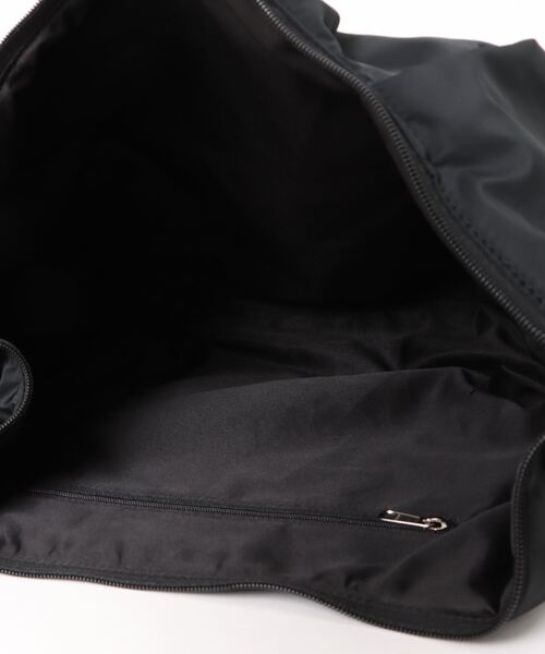 CAMP7（キャンプセブン）の「【CAMP7】ポリエステルビッグショルダーバッグ（ショルダーバッグ・レディース・ブラック/ホワイト・ONE SIZE）」の5枚目の写真