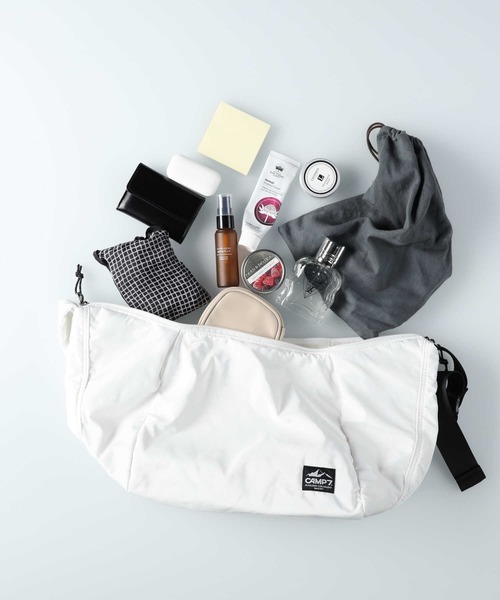 CAMP7（キャンプセブン）の「【CAMP7】ポリエステルビッグショルダーバッグ（ショルダーバッグ・レディース・ブラック/ホワイト・ONE SIZE）」の16枚目の写真