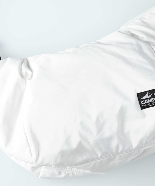 CAMP7（キャンプセブン）の「【CAMP7】ポリエステルビッグショルダーバッグ（ショルダーバッグ・レディース・ブラック/ホワイト・ONE SIZE）」の18枚目の写真