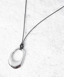 OPAQUE.CLIP | ビッグメタルモチーフコードネックレス(ネックレス)