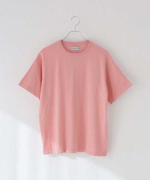 WANDERUNG(ワンデルング)の「【 WANDERUNG/ワンデルング】14GG Tsh:トップス(ニット/セーター・レディース・ライトグレー/レッド/グリーン/ピンク・SMALL/LARGE)」の4枚目の写真