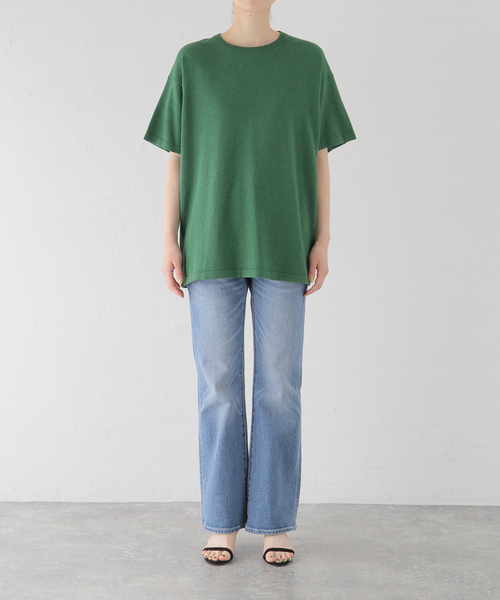 WANDERUNG(ワンデルング)の「【 WANDERUNG/ワンデルング】14GG Tsh:トップス(ニット/セーター・レディース・ライトグレー/レッド/グリーン/ピンク・SMALL/LARGE)」の11枚目の写真