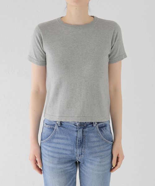 WANDERUNG(ワンデルング)の「【 WANDERUNG/ワンデルング】14GG Tsh:トップス(ニット/セーター・レディース・ライトグレー/レッド/グリーン/ピンク・SMALL/LARGE)」の12枚目の写真