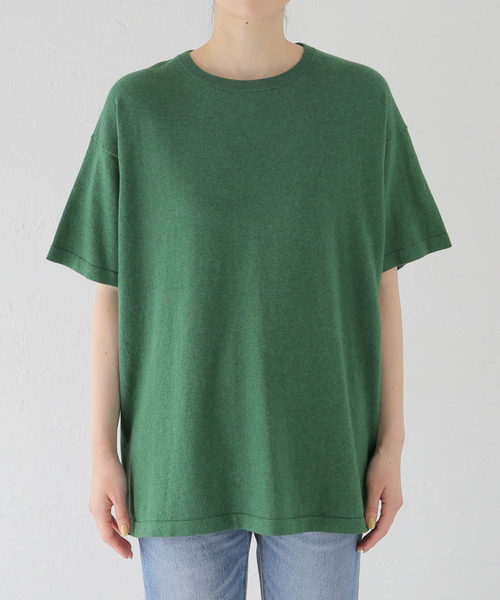 WANDERUNG(ワンデルング)の「【 WANDERUNG/ワンデルング】14GG Tsh:トップス(ニット/セーター・レディース・ライトグレー/レッド/グリーン/ピンク・SMALL/LARGE)」の13枚目の写真