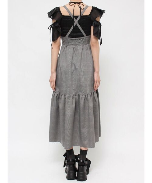 EATME（イートミー）の「コルセットデザインジャンスカ（ジャンパースカート・レディース・ブラック/アイボリー/その他1・SMALL/MEDIUM）」の7枚目の写真