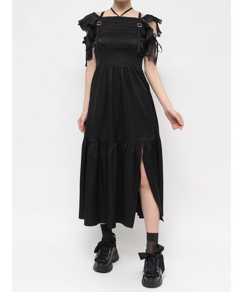 EATME（イートミー）の「コルセットデザインジャンスカ（ジャンパースカート・レディース・ブラック/アイボリー/その他1・SMALL/MEDIUM）」の16枚目の写真