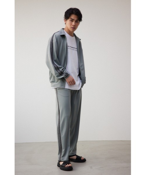 AZUL by moussy（アズールバイマウジー）の「ワイドトラックパンツ（その他パンツ・メンズ・グレー/ブラック・FREE）」の14枚目の写真