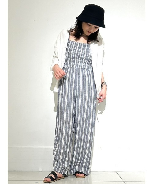 GAP（ギャップ）の「リネン混 スモッキングギャザー ジャンプ