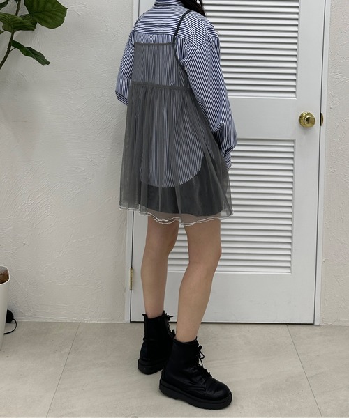 kutir(クティール)の「ドロストメローチュールキャミビスチェ(ベスト・レディース・ブラック/チャコールグレー/ホワイト/ボルドー・FREE)」の15枚目の写真