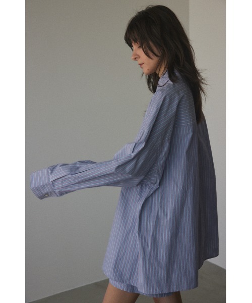 【売り切れ】BKACK by moussy シャツ BLACK BY MOUSSY（ブラックバイマウジー）の「over size color
