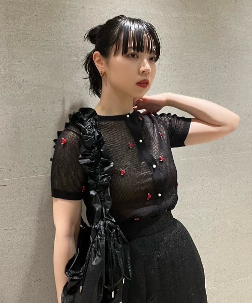 FURFUR（ファーファー）の「プティフラワーカーディガン（カーディガン