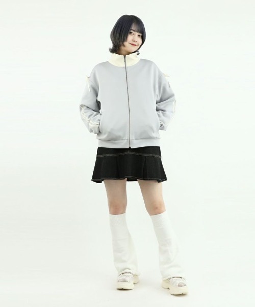 F i.n.t(フィント)の「ロゴリボンプラットフォームスニーカー/fint フィント(スニーカー・レディース・ライトグレー/ブラック/アイボリー・S/M/L)」の22枚目の写真