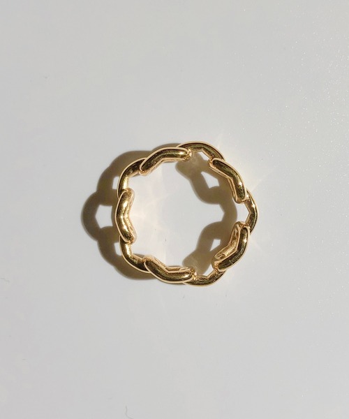 TUWAKRIM(トゥワクリム)の「【TUWAKRIM】チェーンリング(リング・レディース・ゴールド・X-LARGE/LARGE/MEDIUM)」の3枚目の写真
