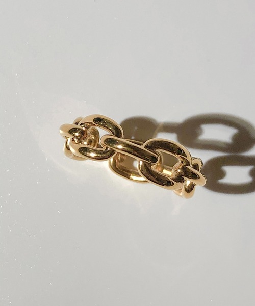 TUWAKRIM(トゥワクリム)の「【TUWAKRIM】チェーンリング(リング・レディース・ゴールド・X-LARGE/LARGE/MEDIUM)」の7枚目の写真
