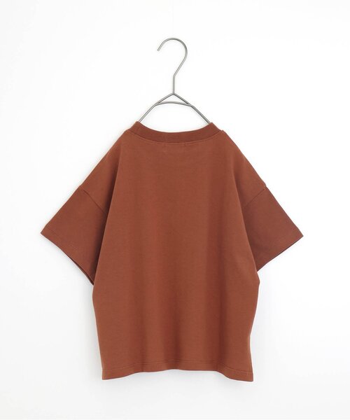 p.premier（ピードットプルミエ）の「すてきな1日シンプルロゴTシャツ（Tシャツ/カットソー・キッズ・クリーム/グレー/オフホワイト/ブラウン/グリーン・120/90/80/130/100/110/140）」の17枚目の写真