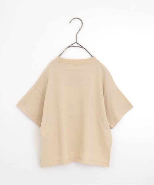 p.premier（ピードットプルミエ）の「すてきな1日シンプルロゴTシャツ（Tシャツ/カットソー・キッズ・クリーム/グレー/オフホワイト/ブラウン/グリーン・120/90/80/130/100/110/140）」の18枚目の写真