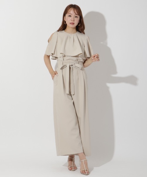 AND COUTURE（アンドクチュール）の「ケープブラウス（シャツ/ブラウス・レディース・ブルー/ブラック/ベージュ・FREE）」の9枚目の写真