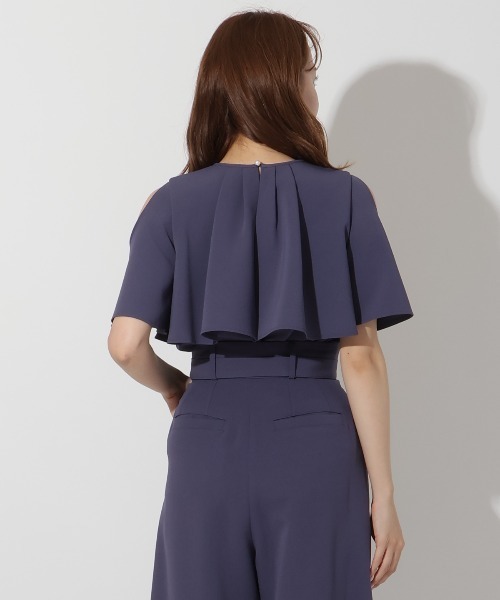 AND COUTURE（アンドクチュール）の「ケープブラウス（シャツ/ブラウス・レディース・ブルー/ブラック/ベージュ・FREE）」の14枚目の写真