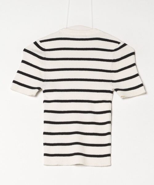 gina tricot（ジーナトリコ）の「Knitted top（ニット/セーター・レディース・ストライプ・S/M）」の9枚目の写真
