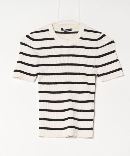 gina tricot（ジーナトリコ）の「Knitted top（ニット/セーター・レディース・ストライプ・S/M）」の8枚目の写真