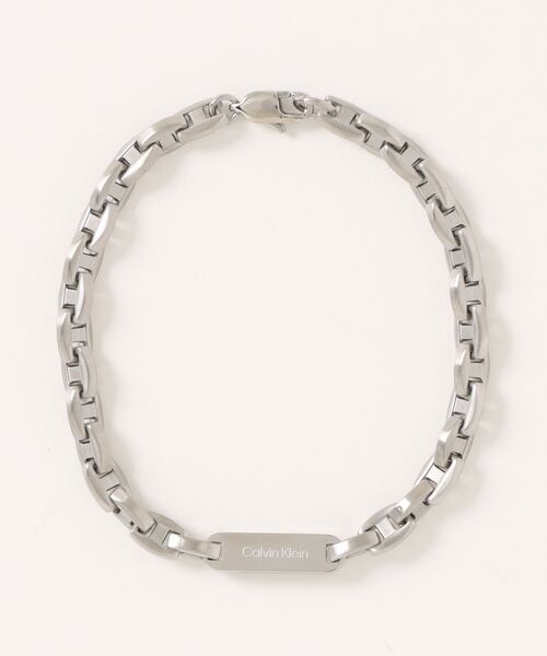 Calvin Klein（カルバン・クライン）の「「Calvin Klein/カルバンクライン」ボールド メタルズ - メンズ SS ブレスレット（ブレスレット・メンズ・シルバー・ONE SIZE）」の2枚目の写真