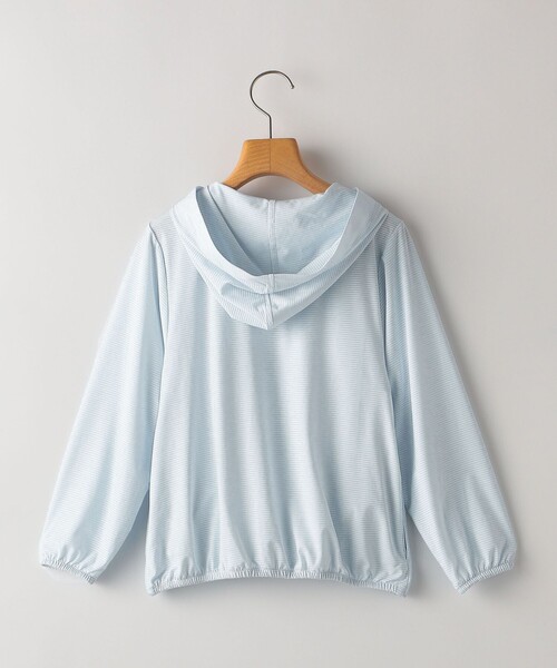 SHIPS（シップス）の「SHIPS KIDS:100～130cm /〈接触冷感/UVカット〉サンシェード フーディー（パーカー・キッズ・ホワイト/ライトブルー・100/110/120/130）」の19枚目の写真