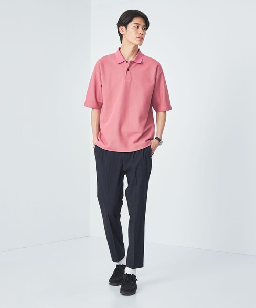 green label relaxing（グリーンレーベルリラクシング）の「【WEB限定】JUSTFIT TR 2プリーツ スラックス パンツ（スラックス・メンズ・ベージュ/ネイビー/ブラック/グレー・S/XL/L/M）」の5枚目の写真