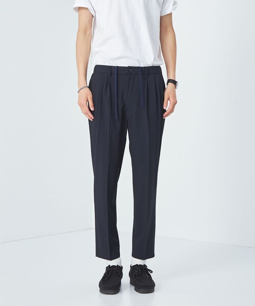 green label relaxing（グリーンレーベルリラクシング）の「【WEB限定】JUSTFIT TR 2プリーツ スラックス パンツ（スラックス・メンズ・ベージュ/ネイビー/ブラック/グレー・S/XL/L/M）」の9枚目の写真