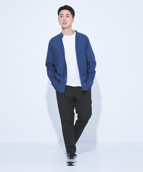 green label relaxing（グリーンレーベルリラクシング）の「【WEB限定】JUSTFIT TR 2プリーツ スラックス パンツ（スラックス・メンズ・ベージュ/ネイビー/ブラック/グレー・S/XL/L/M）」の13枚目の写真